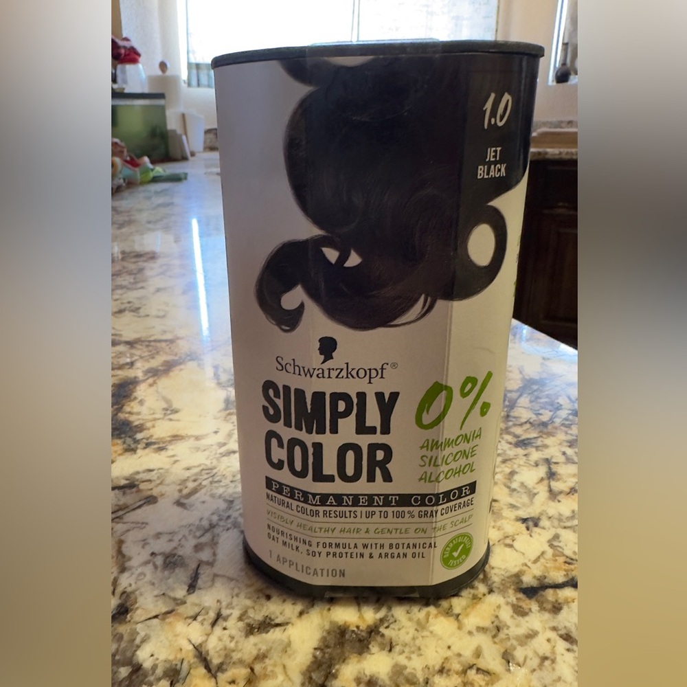 1 NEW BOX “Jet Black” hair color $8